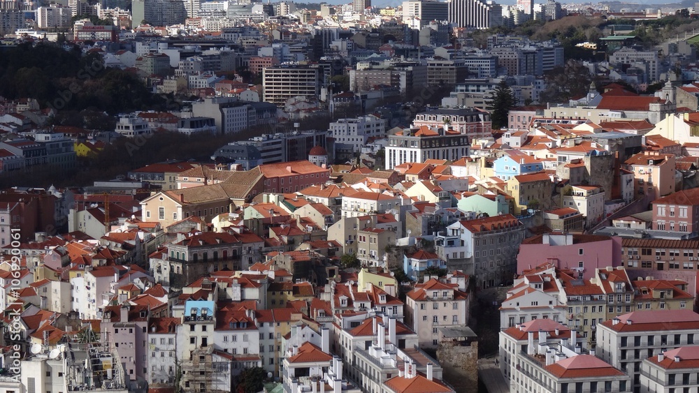 Blick über Lisbon