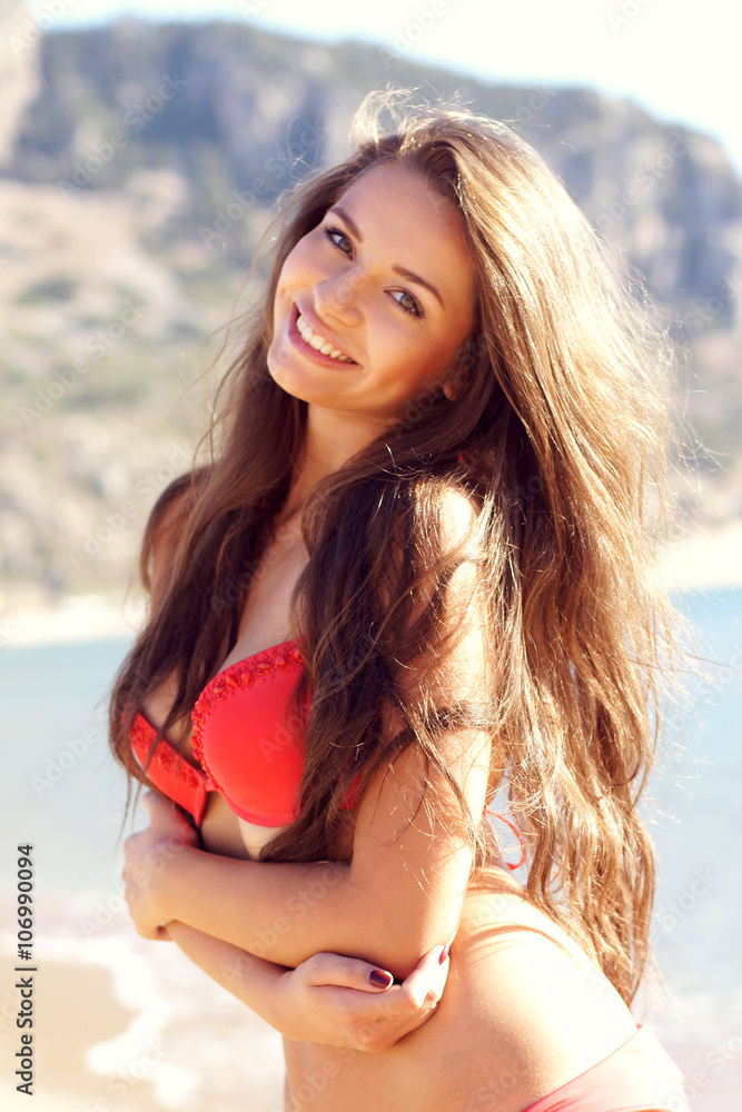 pretty woman in bikini pretty woman in bikini