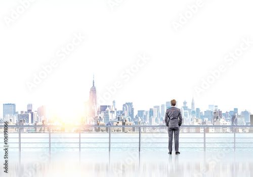 Businessman and New York