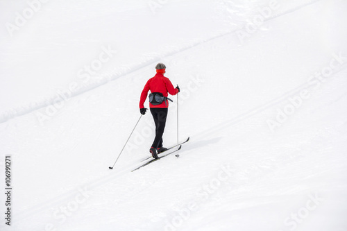 Cross-country skiing langlauf