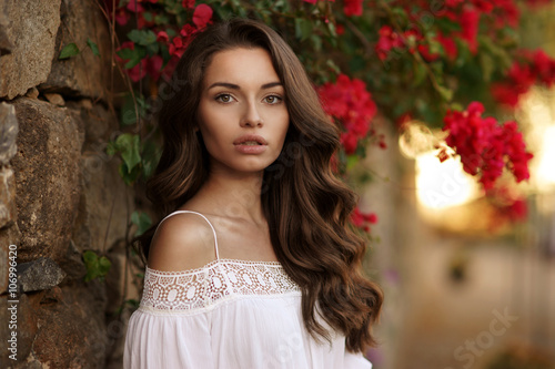 Beautiful woman summer portrait © Dmitry Tsvetkov