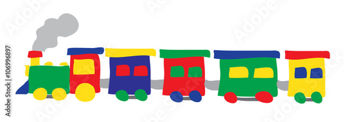 train drawing vector