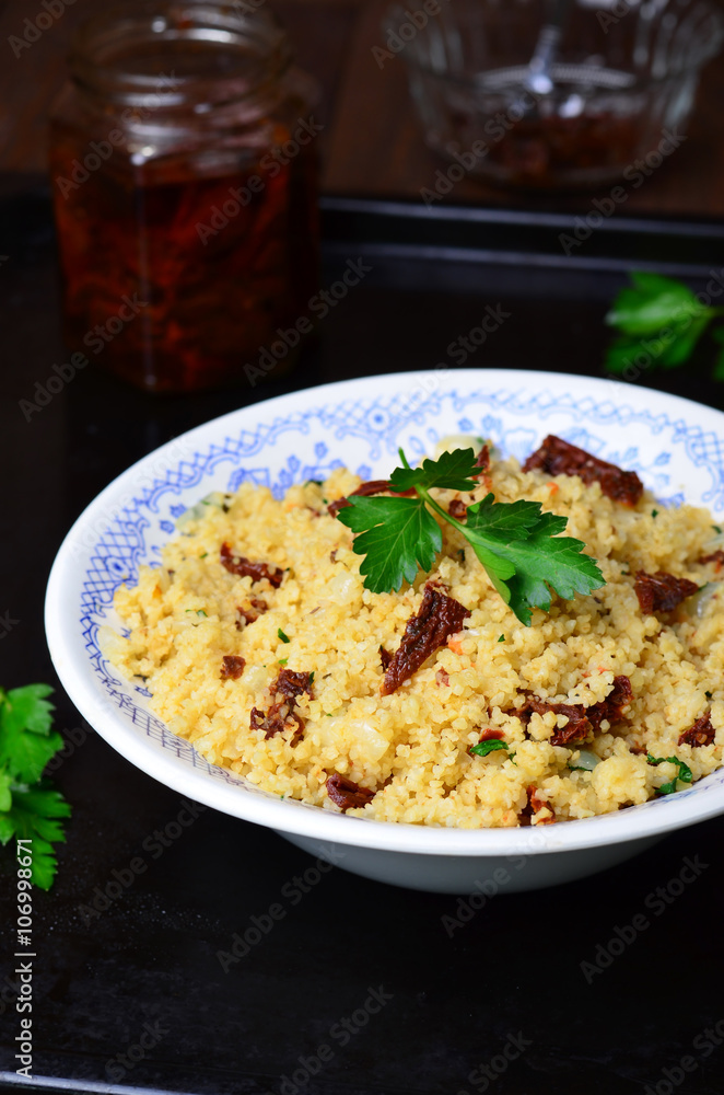 Bulgur Appetizer with Sun-Dried Tomatoes Bulgur Appetizer with Sun-Dried Tomatoes