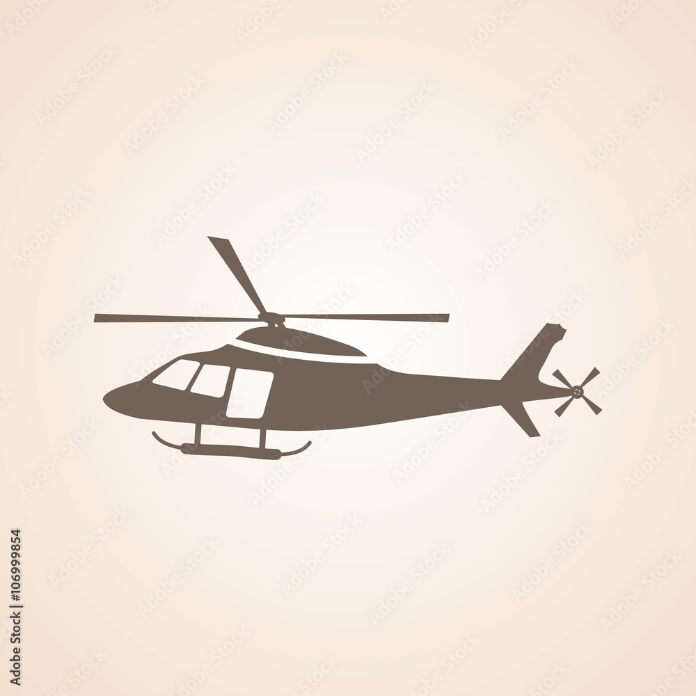 Icon Of Helicopter .