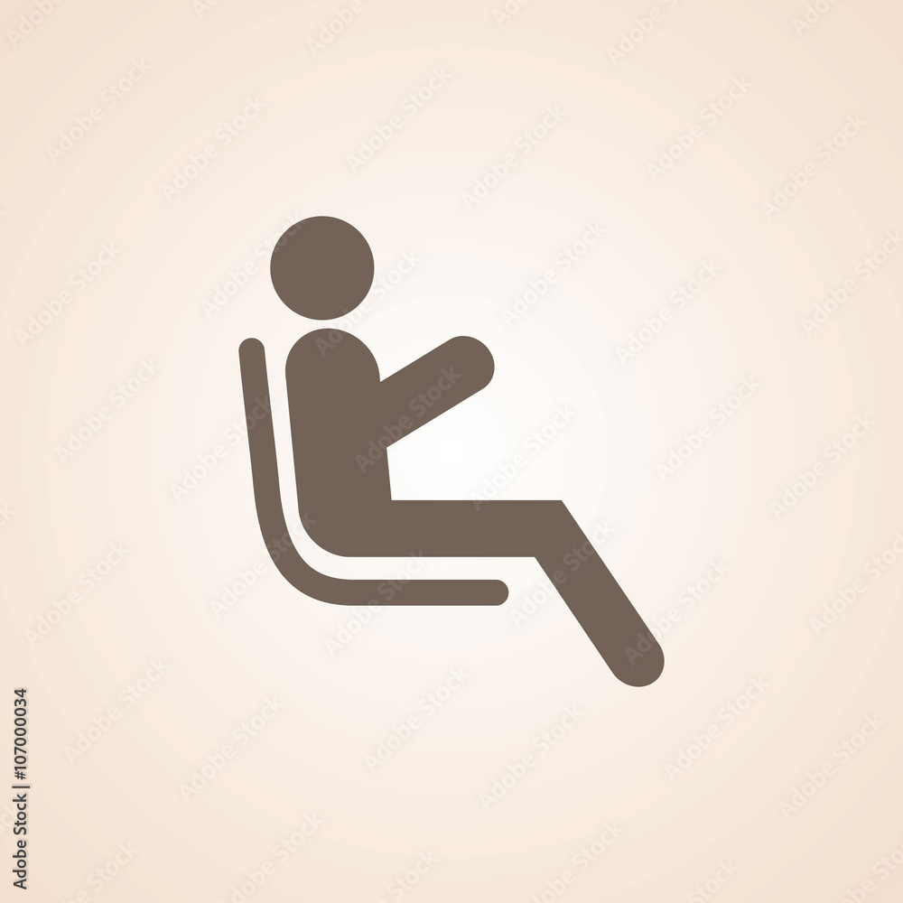 Icon Of Passenger. Icon Of Passenger.