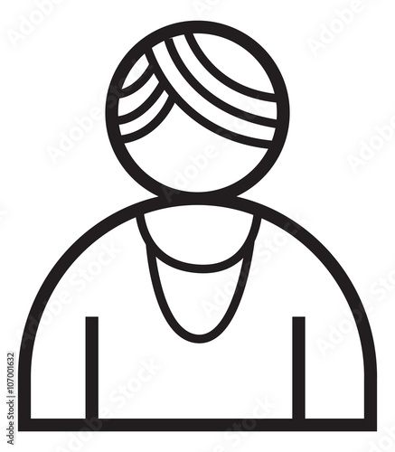 People Icon avatar clipart