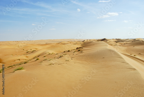 Landscape of Empty Quarter  Rub al Khali Desert  Oman