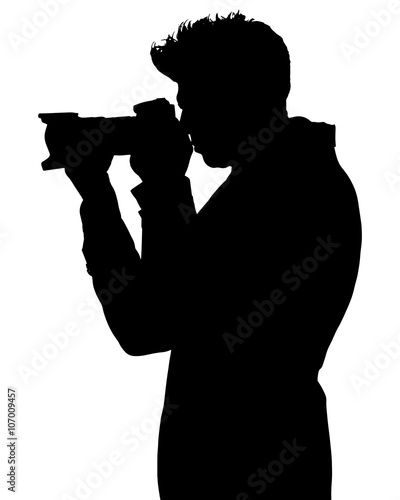 Photographer silhouette