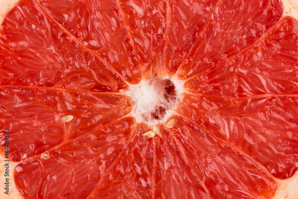 sliced red grapefruit sliced red grapefruit