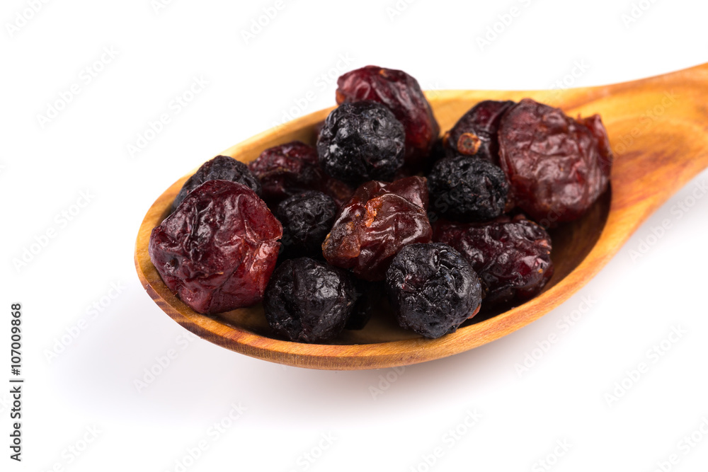 Dried cranberries, cherries and blueberries Dried cranberries, cherries and blueberries