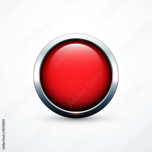 Red round button Free Download Red round button - GFXLoad