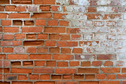 Obraz na płótnie Brick wall w salonie