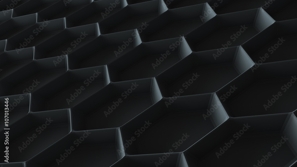 Fototapeta premium abstract 3d background with repeating pattern