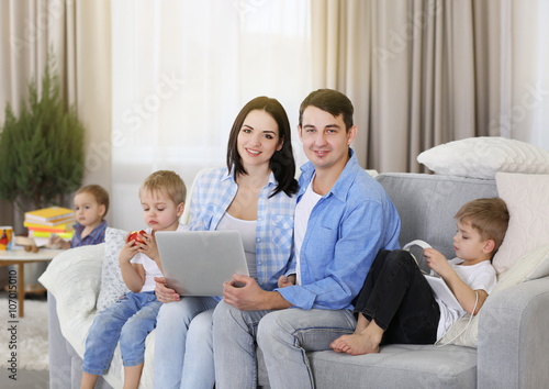 Family concept. Happy famil...