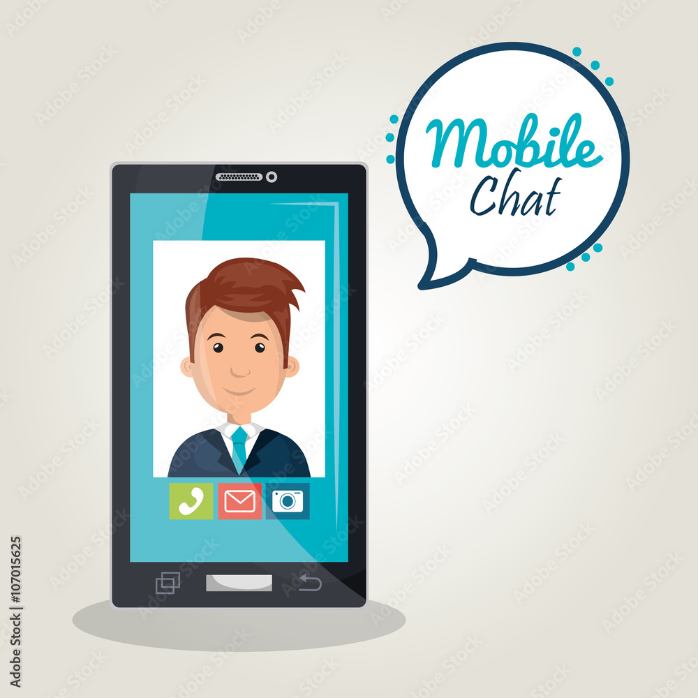mobile chat design 