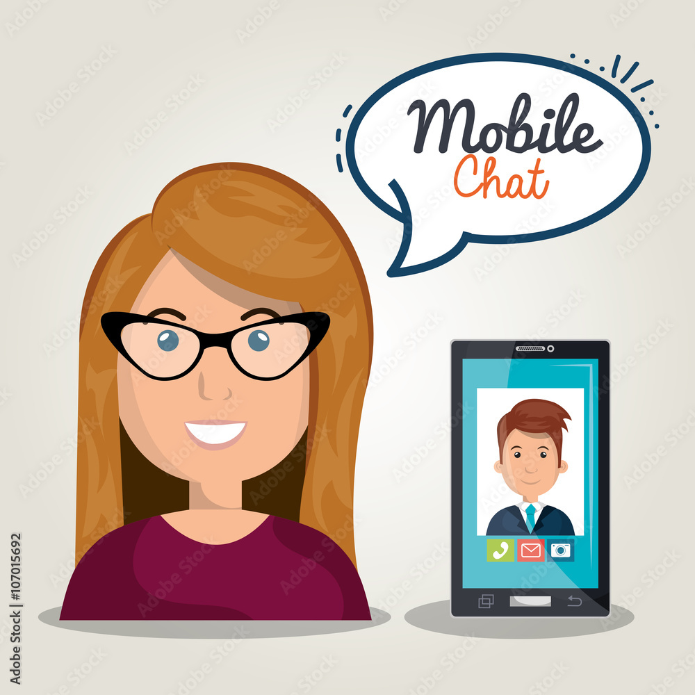 mobile chat design mobile chat design