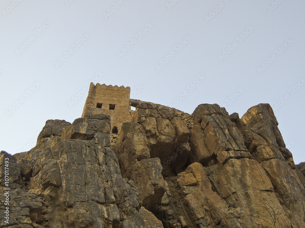 Image of ruins on Jebel Akhdar in Oman