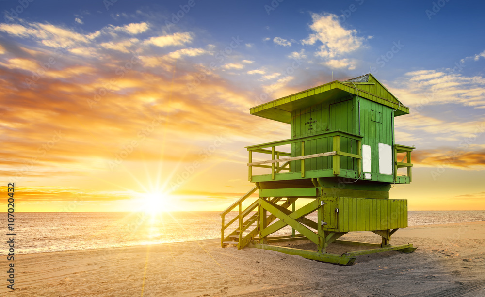 Miami South Beach sunrise USA Miami South Beach sunrise USA