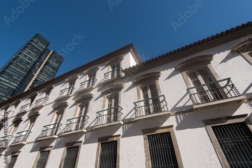 Portuguese Colonial Building in Downtown Rio de Janeiro