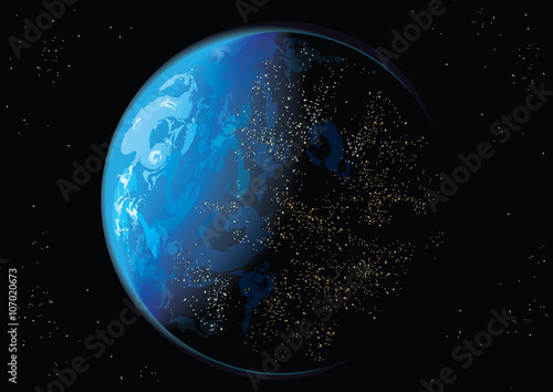 Earth in space