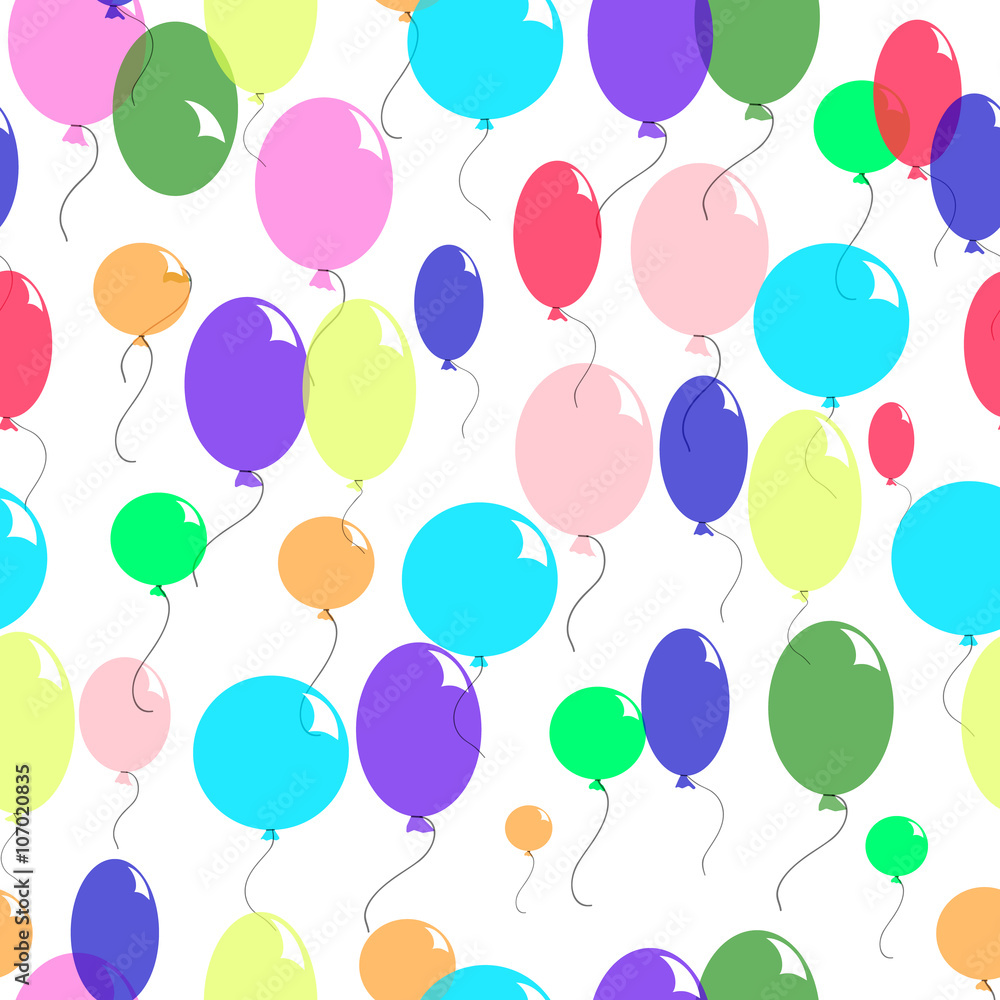 balloons of different colors