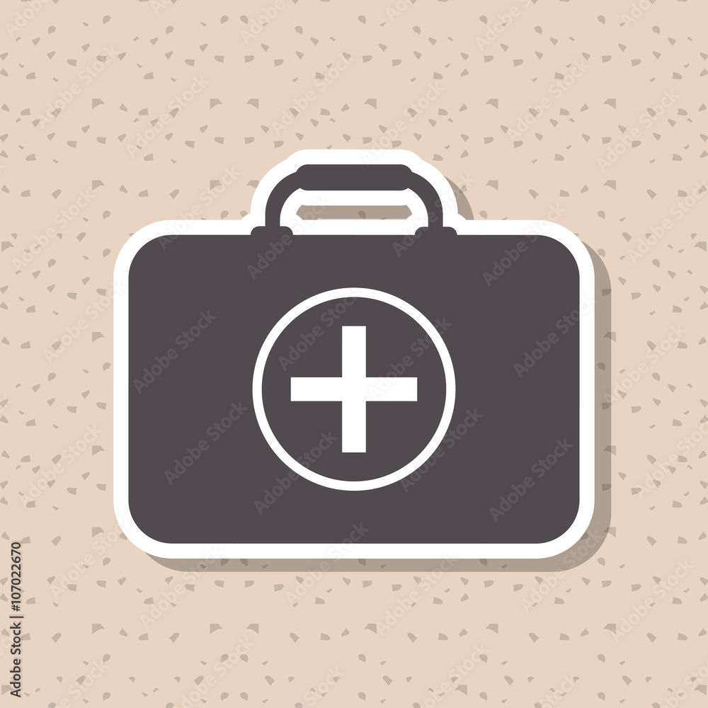 Obraz premium medical kit icon design