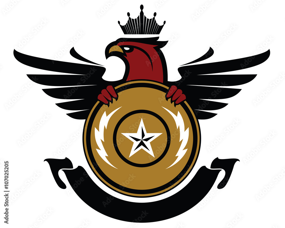 Fototapeta premium Heraldic Eagle