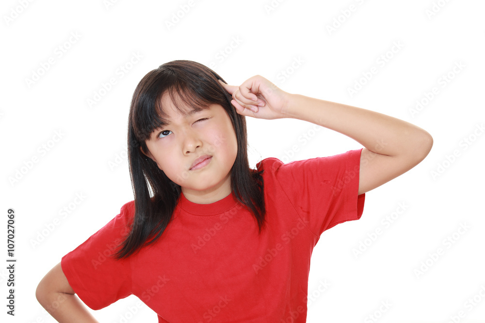 悩む女の子 悩む女の子