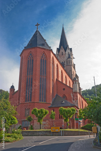 Die Liebfrauenkirche von Oberwesel am Rhein