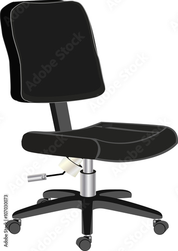 vector image of a office chair.