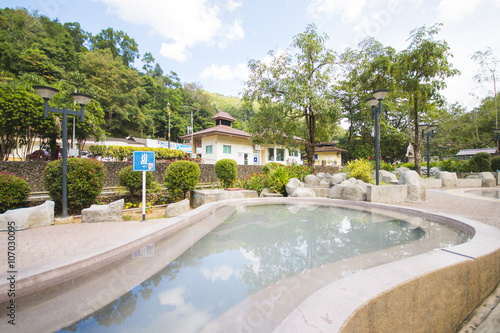 Raksa Warin hot spring at Ranong