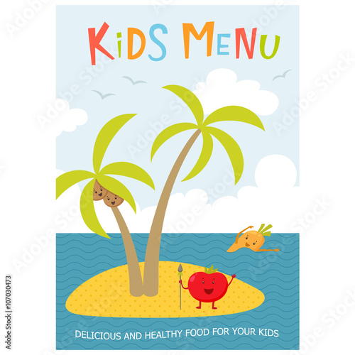 Cute kids meny