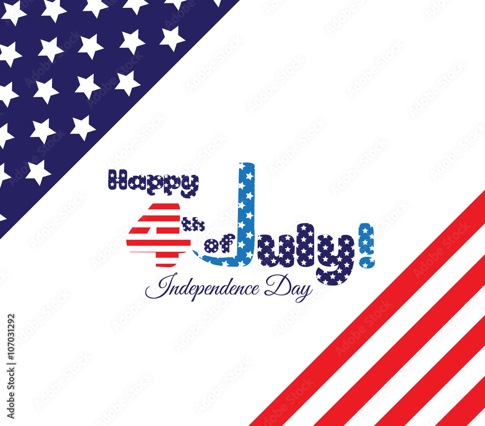 Fototapeta premium 4th of July, American Independence Day background