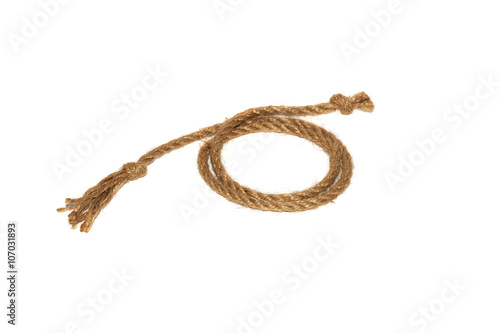 rope on white background