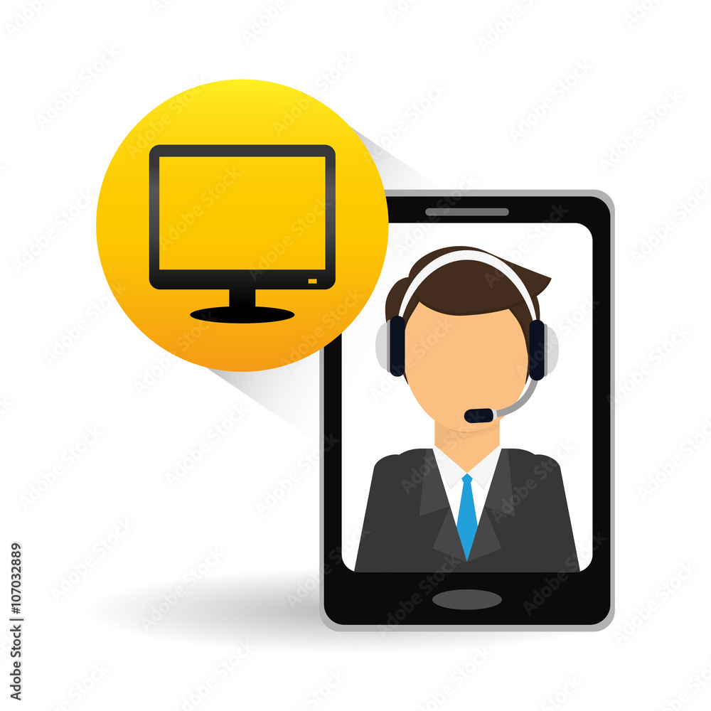 technical service and call center icon design, vector illustration technical service and call center icon design, vector illustration