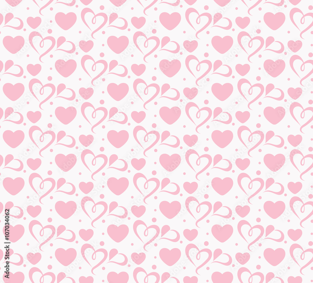 Seamless pattern with hearts. Concept for 's day, for gift wrapping. Seamless pattern with hearts. Concept for 's day, for gift wrapping.