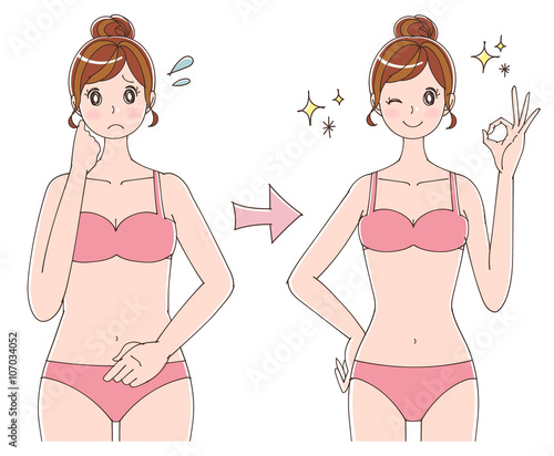 ダイエットのイラスト