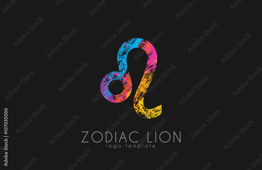 zodiac symbol Leo Lion symbol zodiac. Creative logo design zodiac symbol Leo Lion symbol zodiac. Creative logo design
