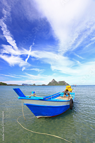 Scenic of Ao Manow beach Prachuap Khiri Khan Province, Thailand photo