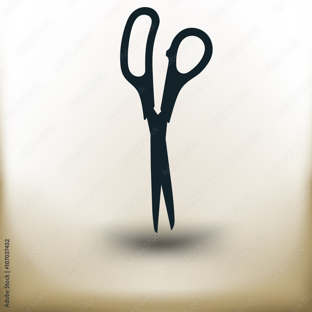 pictogram open scissors pictogram open scissors