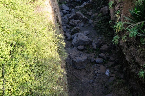 Bottom of a Dry River Bed photo