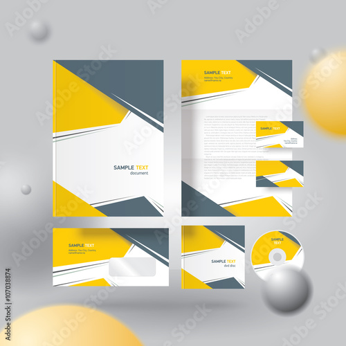 Corporate identity design template