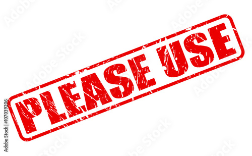 PLEASE USE RED STAMP TEXT