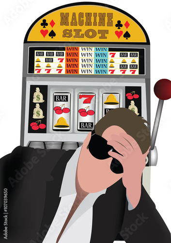 preoccupato perdita slot machine
