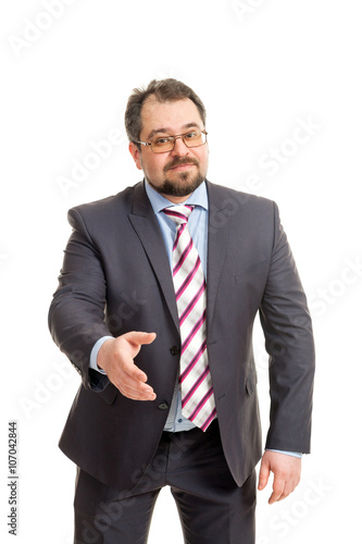 the adult man in a suit