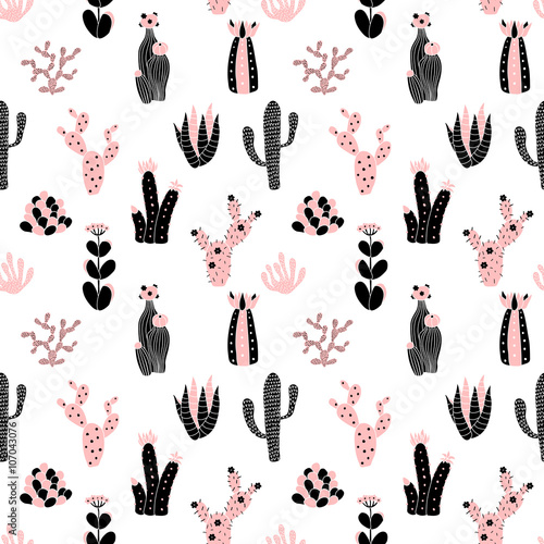 black and pink pattern