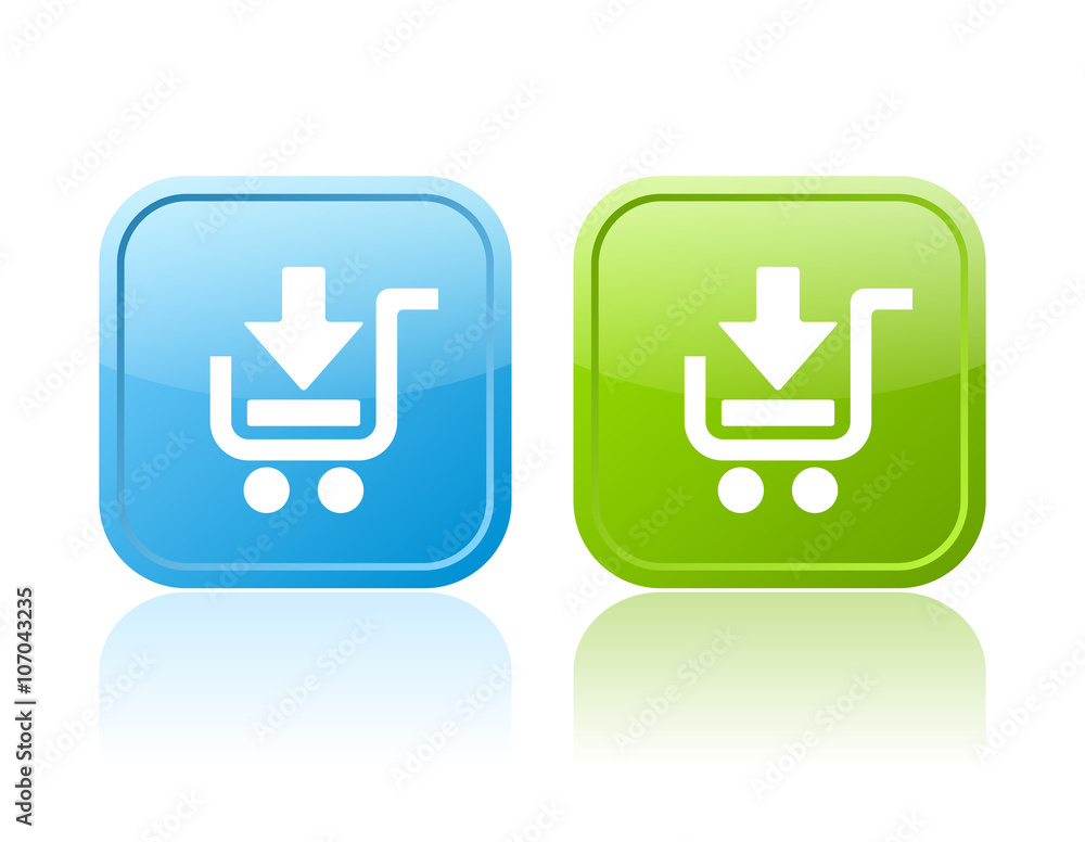 Shopping cart button Shopping cart button