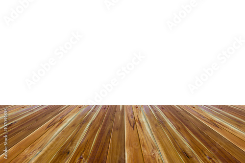 Wooden isolated white background.
