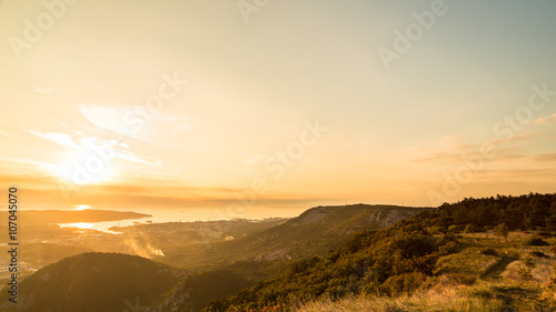 Sunrise from the hills