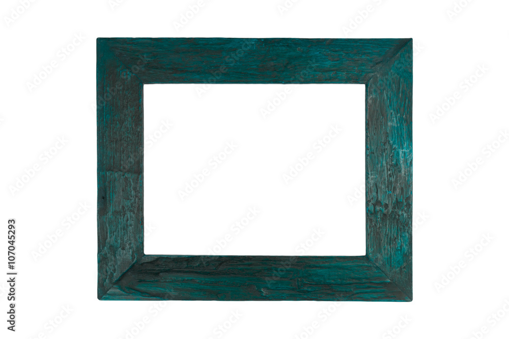 Isolated wooden frame Isolated wooden frame